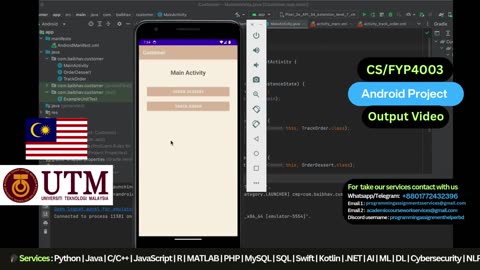 Student Work (Project) | CS/FYP4003 Android Project : Android System Firebase Demo | UTM