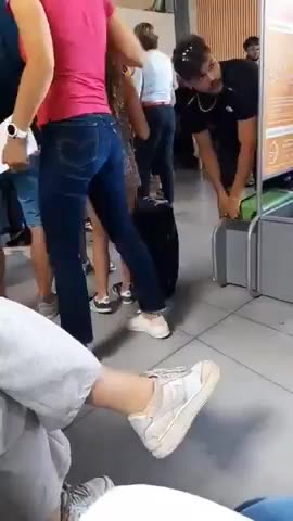 When dumb a**es fly on planes