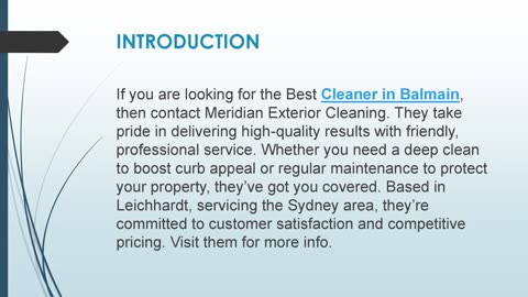 Best Cleaner in Balmain