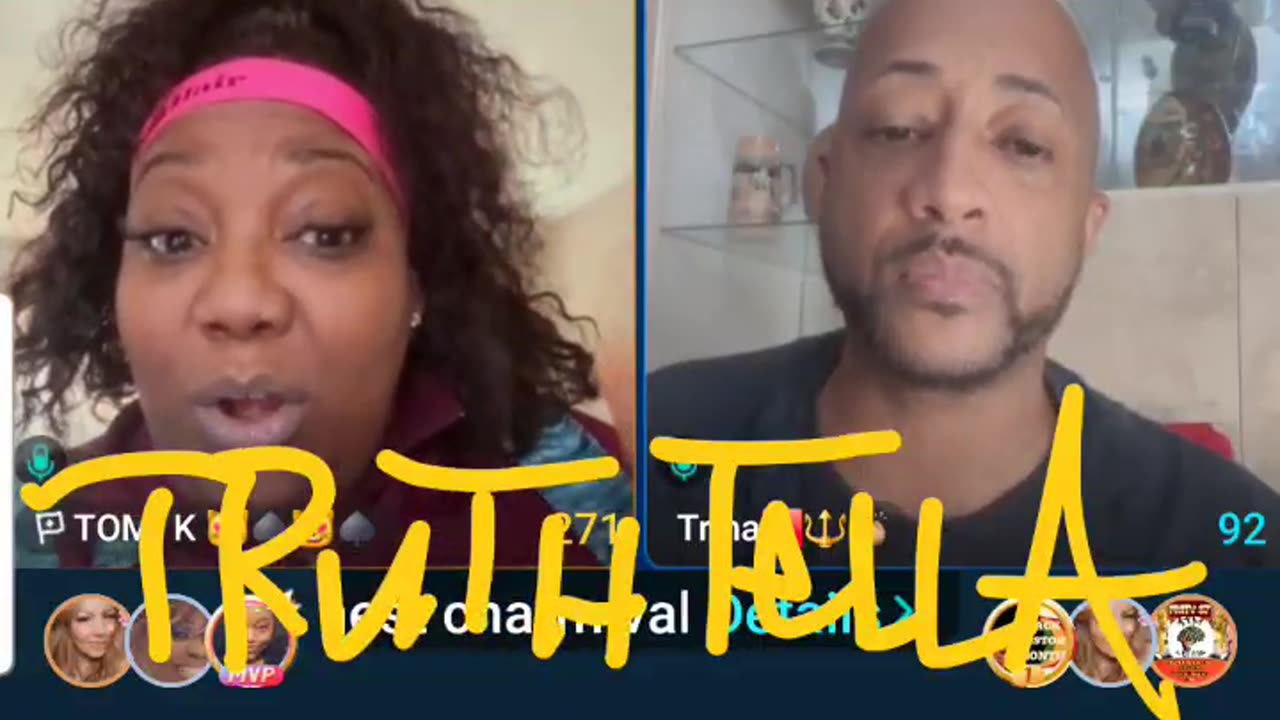 TRINA B GOING IN ON LADYBEE & HER SON PT. 2 THEN LINES TOMIKAY IN TEAM PK