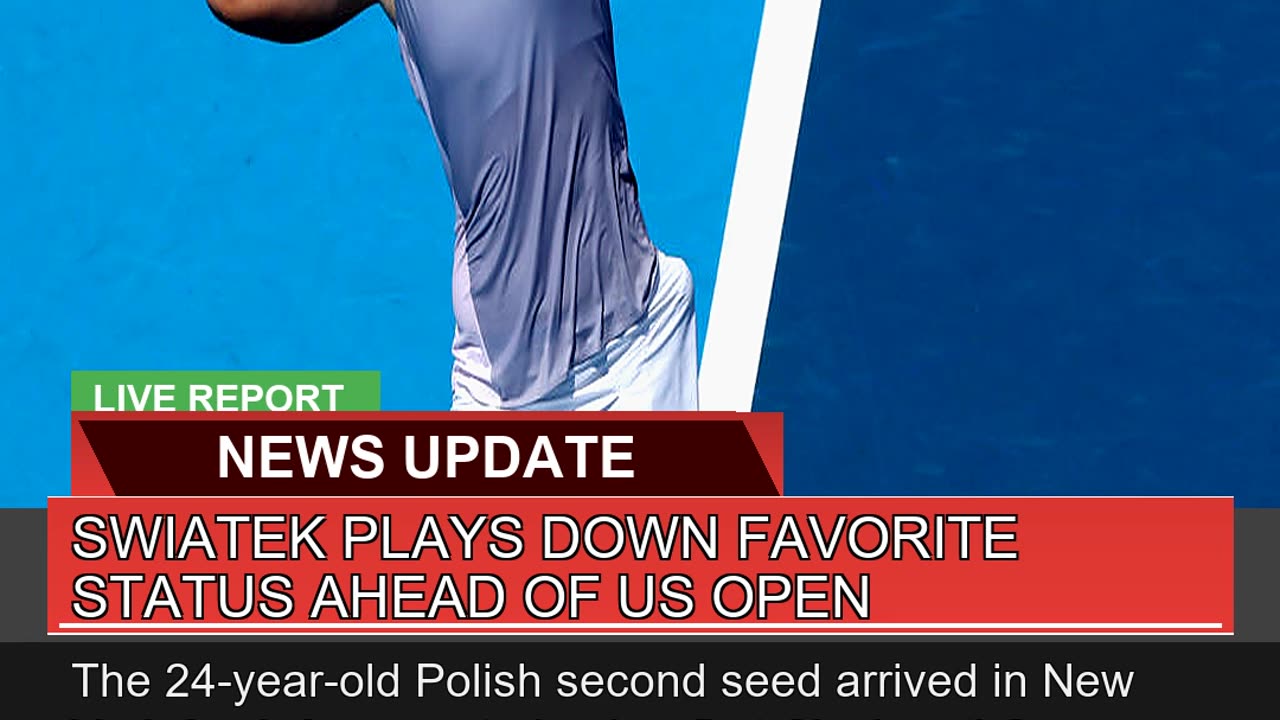 Swiatek Plays Down Favorite Status Ahead of US Ope