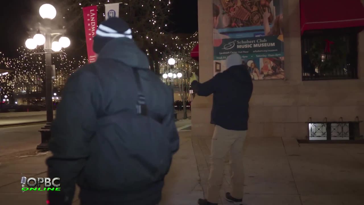 Preaching at the St. Paul Winter Carnival Vulcan Parade