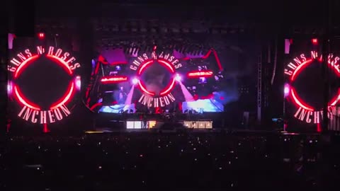 2025 Guns N Roses World Tour in Korea