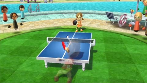 Wii Sports Resort - Table Tennis Match