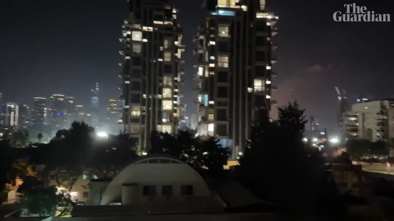 Explosions heard in Tel Aviv as Iran launches retaliatory missiles at Israel
