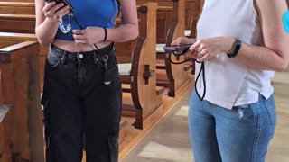 🙏 Emotional "Amazing Grace" Duet in Empty Church Will Give You Chills #music #family #faith #shorts