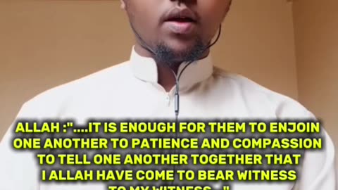 ALLAH SENDS DOWN HIS TESTIMONIES CALLING HIS SERVANTS TO JOIN THE RIGHT HAND