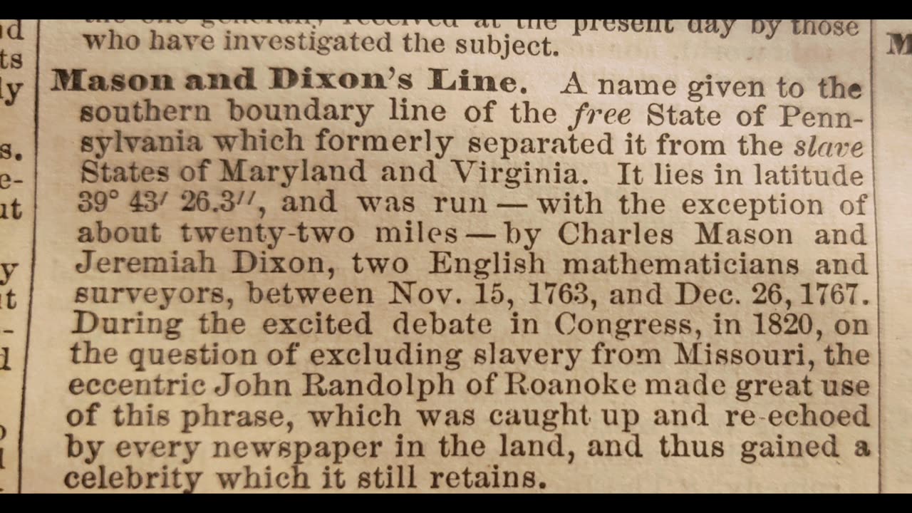 A Look back in time through an 1872 Unabridged Dictionary - Part 1