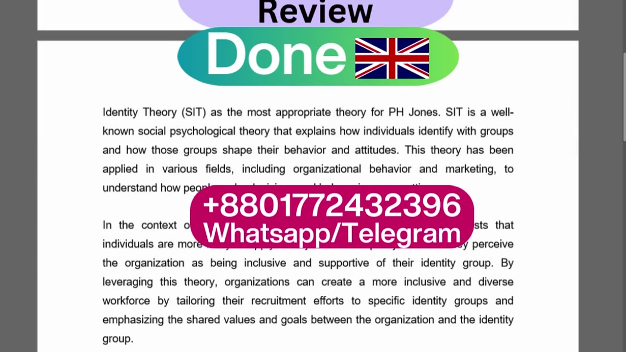 Student Work(Literature Review)| MKM12 MSc Inclusive Recruitment Strategy Reflection| Brighton