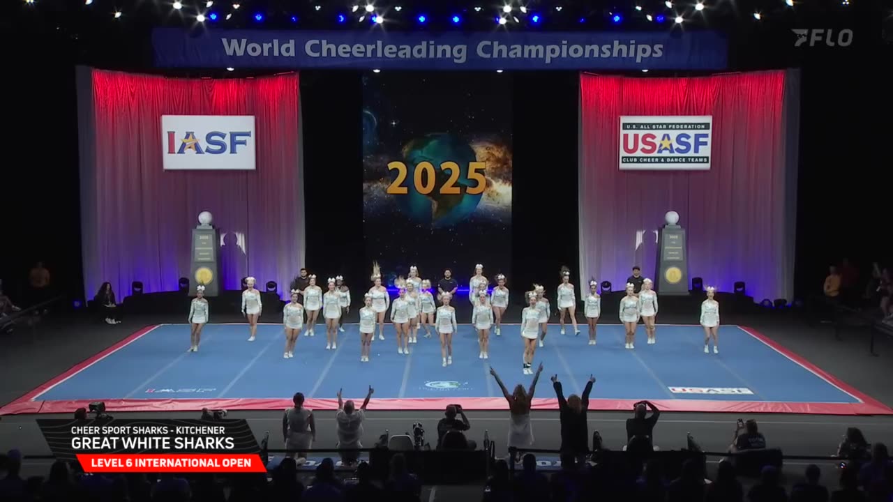 CheerSport Great White Sharks Worlds 2025 Finals