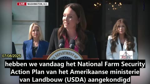 【NL】Brooke Rollins kondigt plan aan om aankoop Amerikaanse landbouwgrond door de CCP te bestrijden