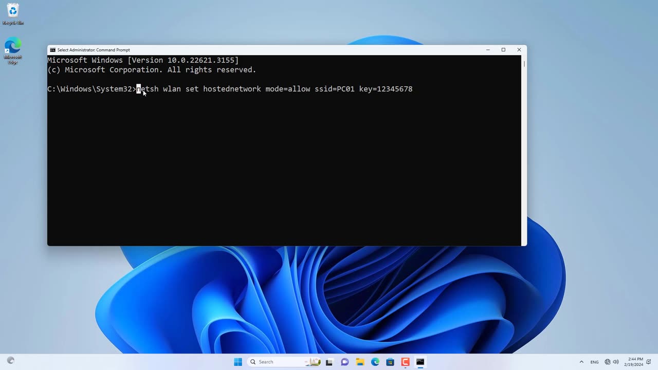 How to connect two computers directly via Wi-Fi Windows 11 10