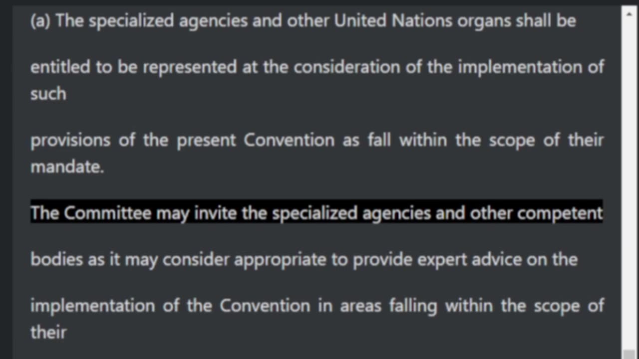 UN Convention on the Rights of Persons with Disabilities (CRPD) reading