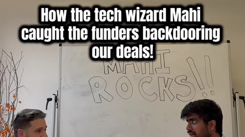 Backdoored Our Deals? Mahi Was Two Steps Ahead#MerchantCashAdvance #LoanBroker