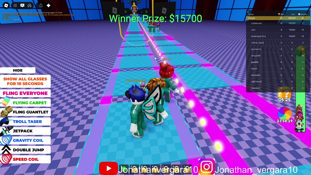 roblox bridgr glass gameplay
