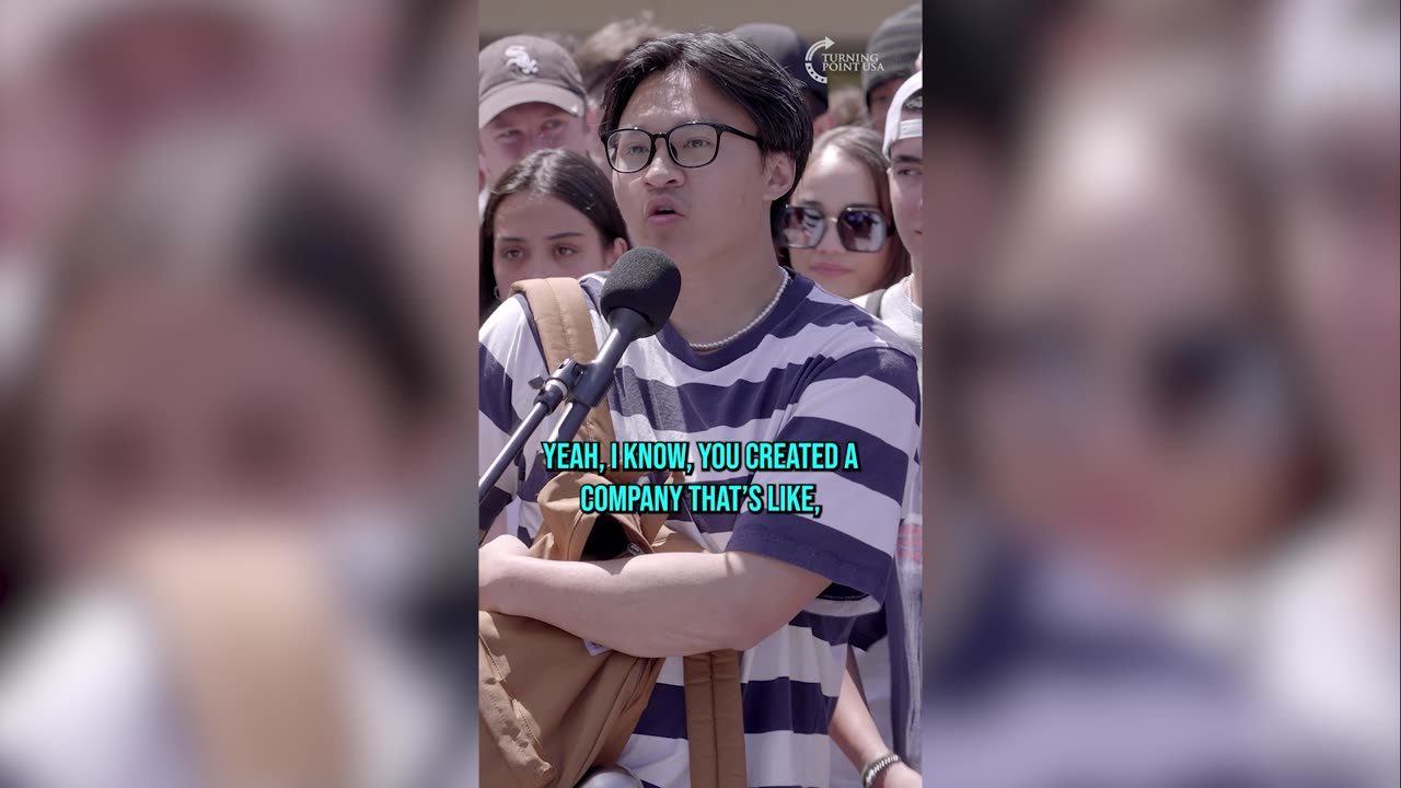 Student Called Charlie Kirk a Fascist… Then FROZE