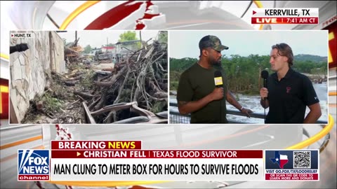 Texas man clung to meter box for hours to survive deadly flooding