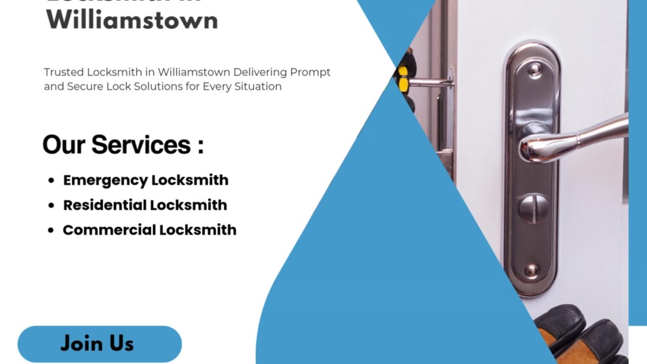 Trusted Locksmith in Williamstown Delivering Prompt and Secure Lock Solutions for Every Situation