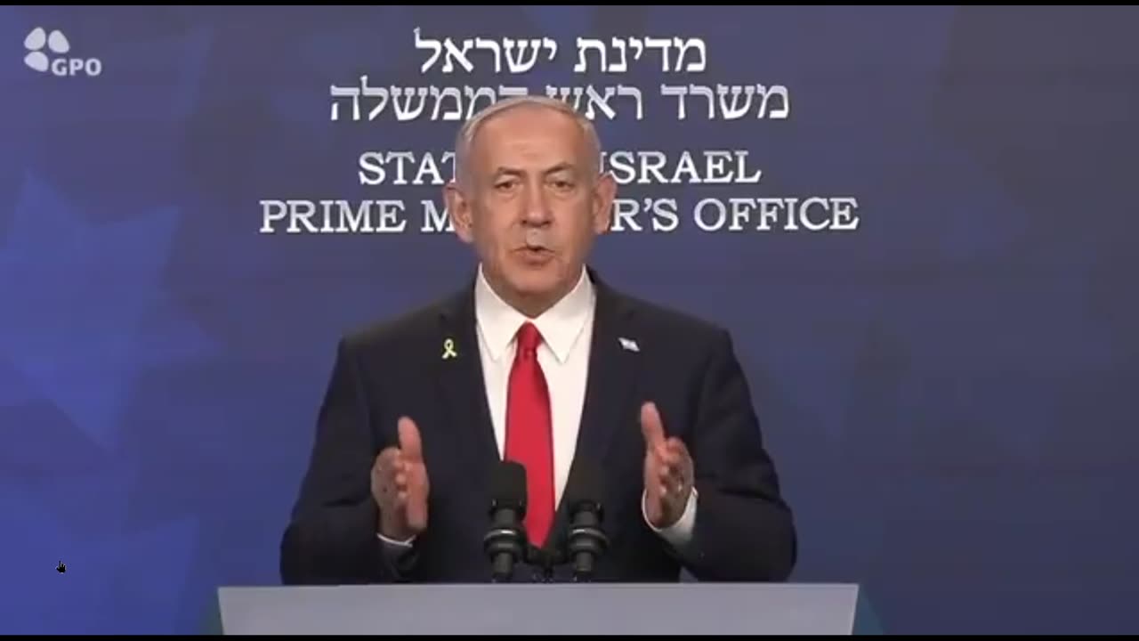 Benjamin Netanyahu praises the United States military for its "awesome" attack