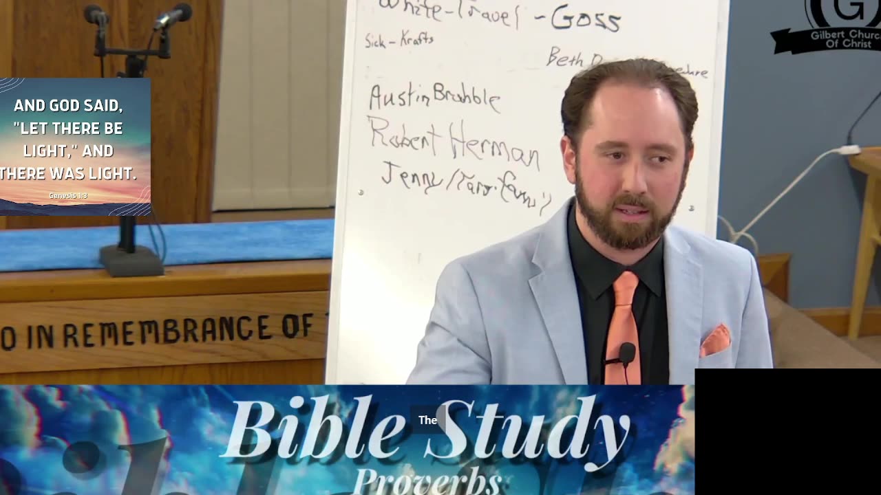 Sunday morning bible study