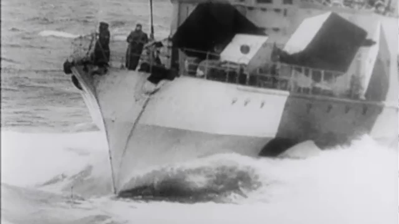 GERMAN SUBMARINE IN ACTION, NORTH ATLANTIC battleships