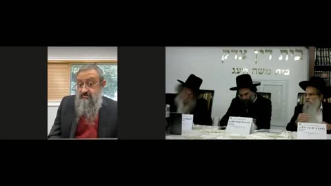 Dr. Zelenko Gives Testimony In A Rabbinical Court In Jerusalem