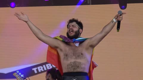 Euro Pride Lisbon Portugal 20th June 2025. Dar & Receber tribute band part 3