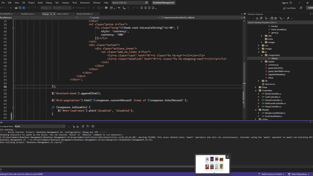 ASPNet MVC Ep47 - Pagination For List Book