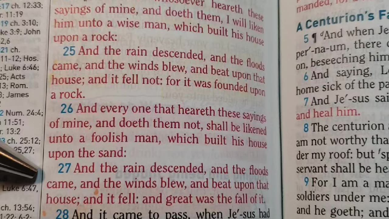 Rock or Sand Foundation..