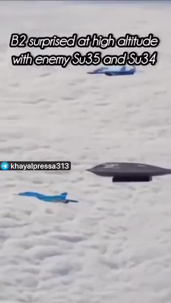 American B-2 Stealth Bomber Detected & Intercepted By Russian Fighter Jets