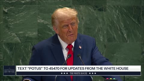 President Trump Delivers Remarks to the United Nations General Assembly