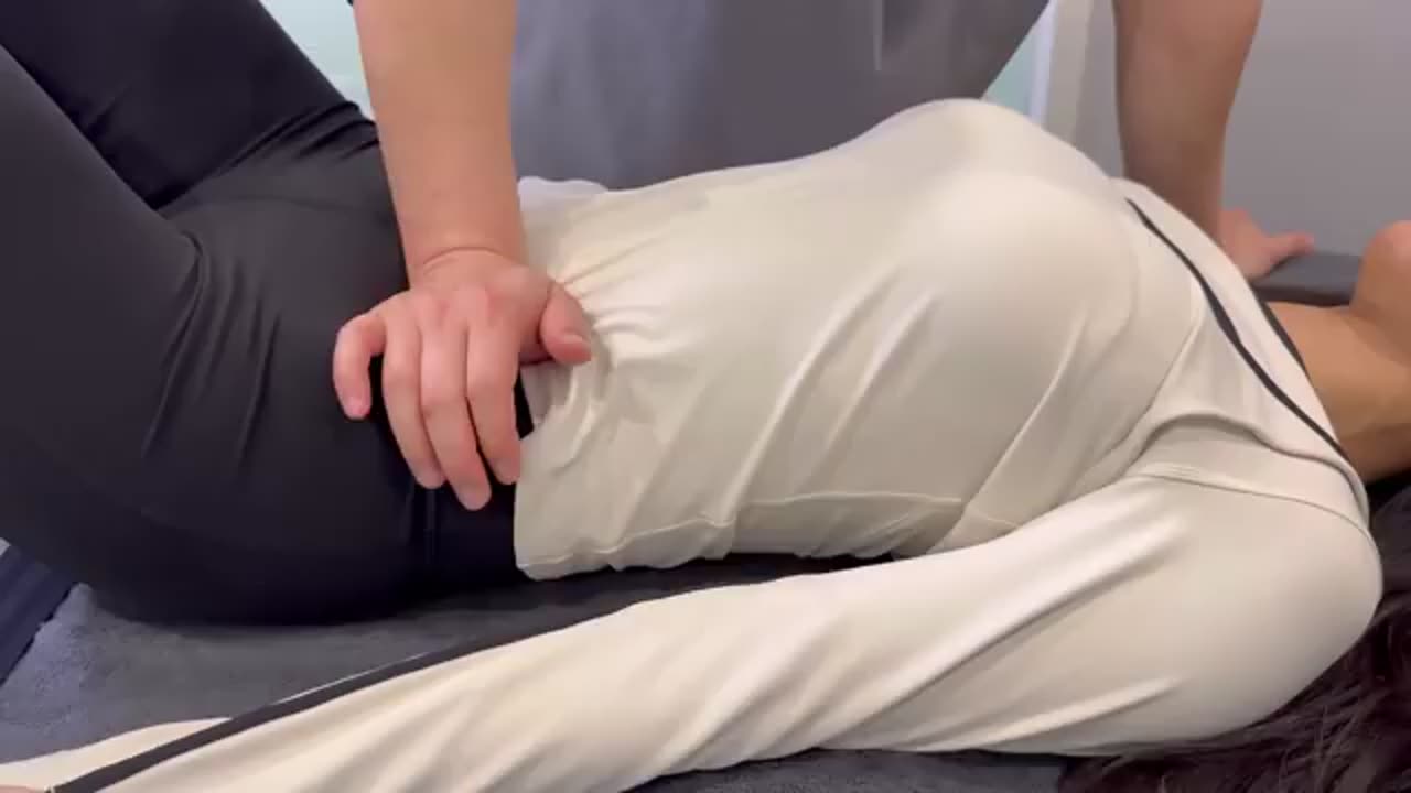 (뼈소리ASMR)폴댄서 4K무편집 Full영상/Chiropractic Full Body Cracking&Adjustment ASMR-JK메디컬교정센터