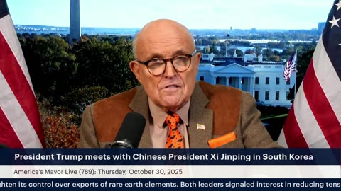 America's Mayor Live (789): President Trump meets with Chinese President Xi Jinping in South Korea