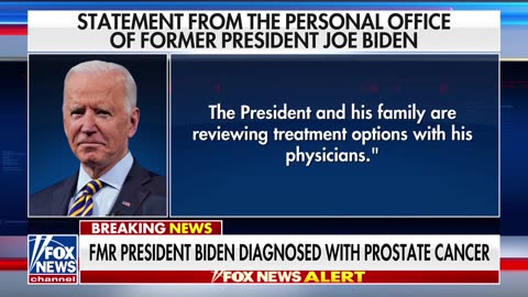 Joe Biden diagnosed with prostate cancer