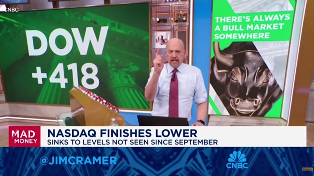 Jim Cramer slams Trump with over tanking the stock market