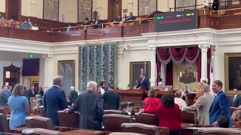 The Texas House has locked its doors and approved