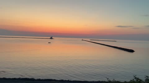 July 11, 2025 - Lake Ontario at Oswego, NY on a Lovely Evening