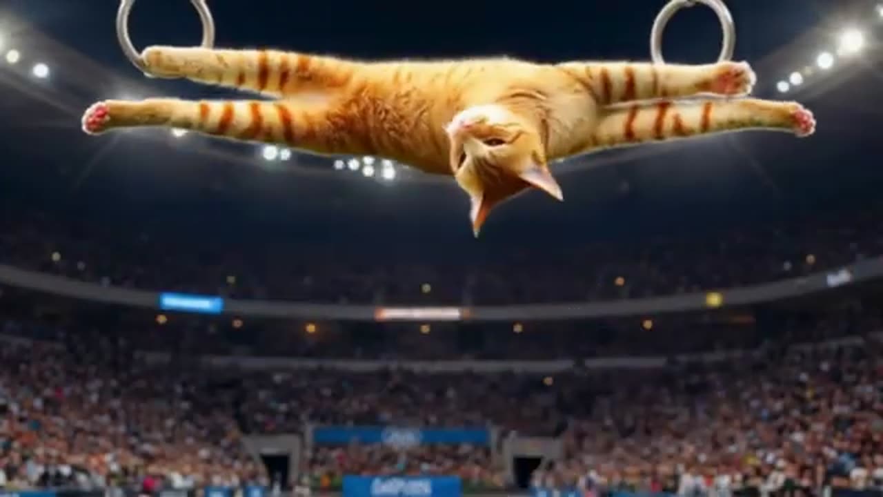 Funny Olympic Game Cats 🐱🥇 VEO3 Animated Sports Kitten Compilation