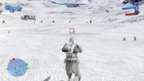 Star Wars Battlefront 2004: Instant Action Hoth: Echo Base Empire Gameplay