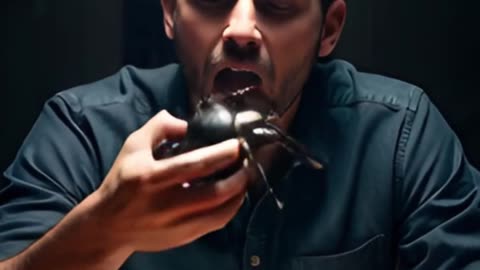 Eating ASMR video