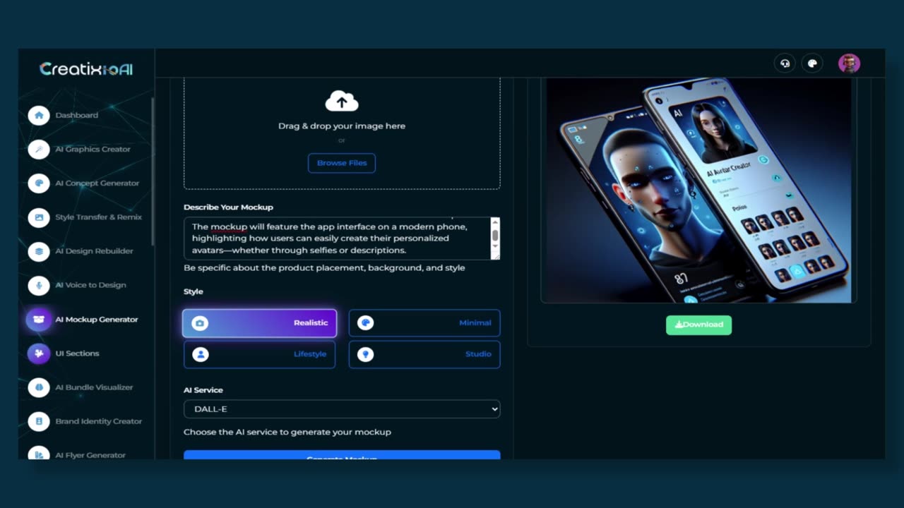 Creatixio AI Demo: Discover How This New AI App Crafts High-Quality, Stunning Graphics & Designs