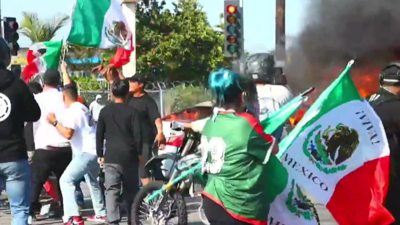 Mexicans Burn Cars, Buildings In LA