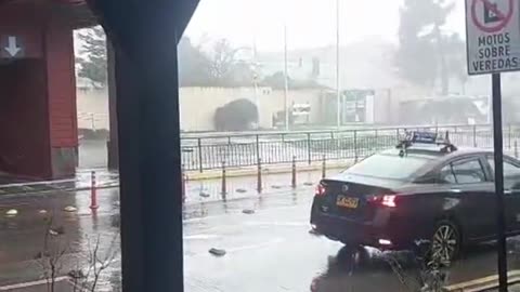 Tornado in southern Chile, Puerto Varas.