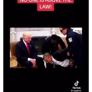 President Trump posted video of Barack Obama being arrested #arrestObama trending on X