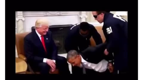 President Trump posted video of Barack Obama being arrested #arrestObama trending on X