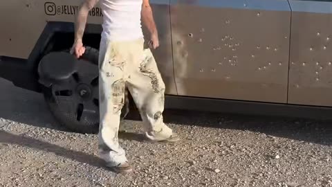 Testing The Cyber Truck Strength