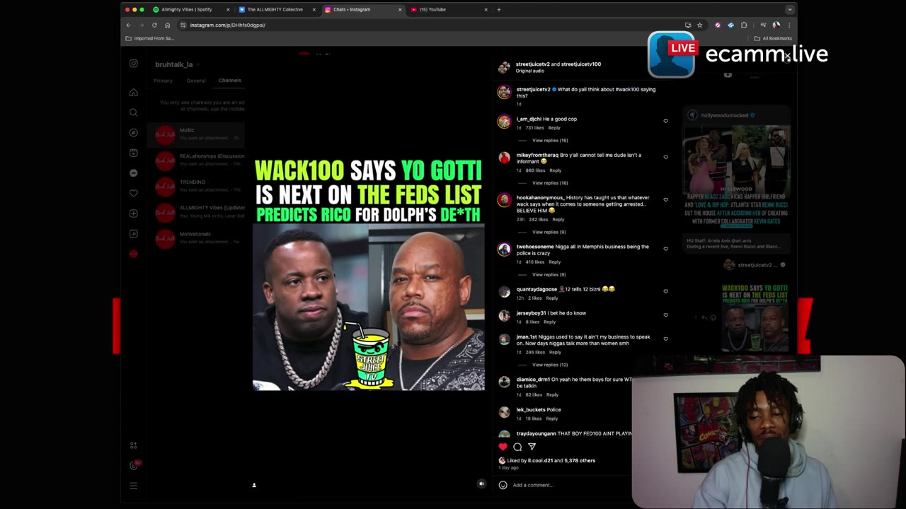 Wack100 Advices Yo Gotti - FBI’s NEXT Target ?!