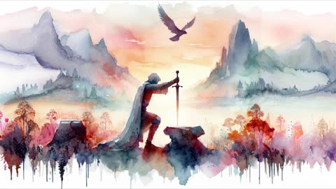 Arthur draws Excalibur Epic orchestral music, Powerful and Hopeful Epic Music- (study/relax/sleep)