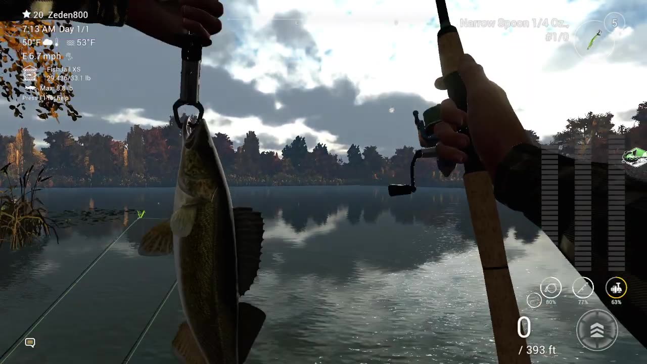 “Emerald Lake Walleye Challenge ⚡ | Green Narrow Spoon Reward Test”