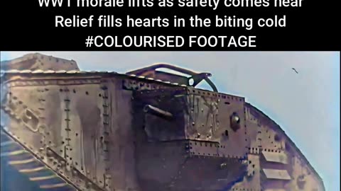 British Soldiers Find Strength In Mark I Tank’s Steel Advance 1917